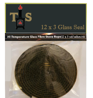 Flat glass rope tape to seal your glass to the door stopping air getting in